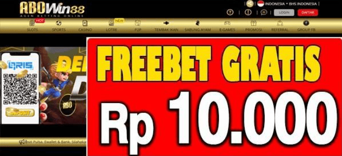 Freebet Gratis Tanpa Deposit Rp 10.000 Dari MAUJP